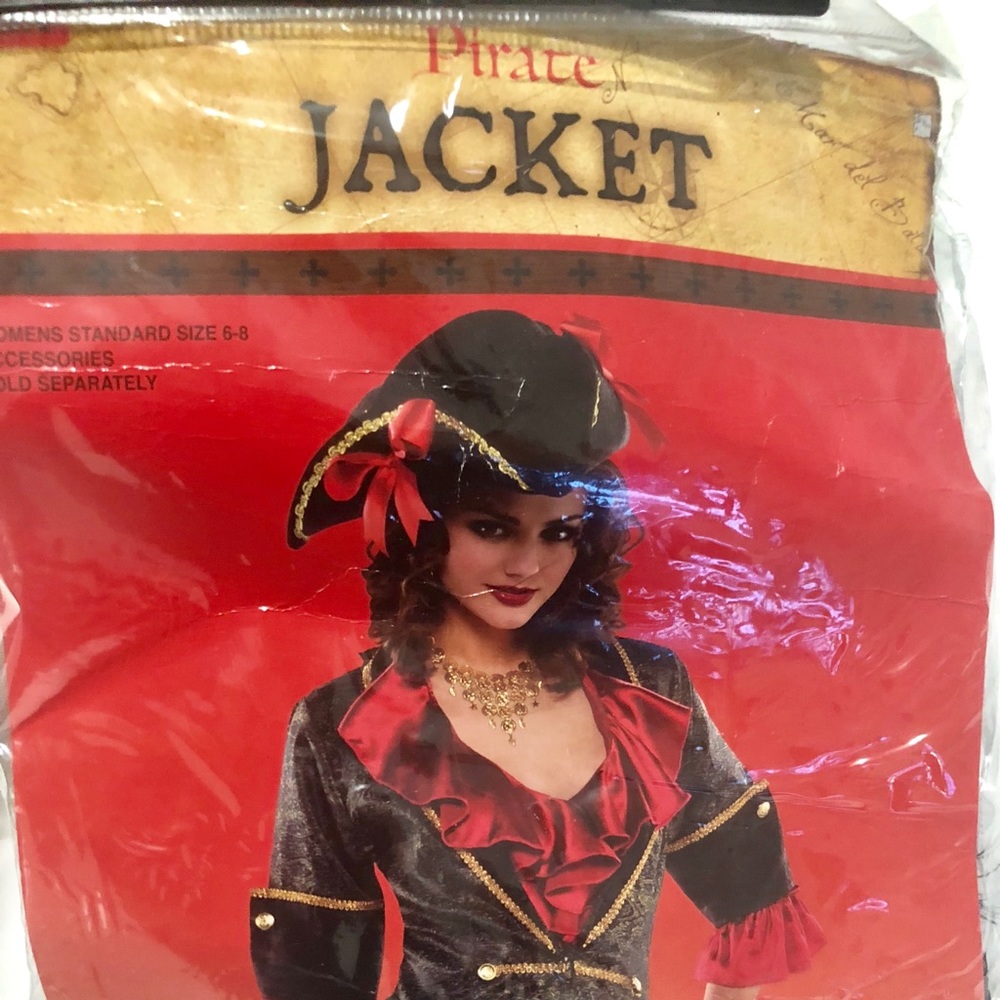Pirate jacket Halloween costume (large)